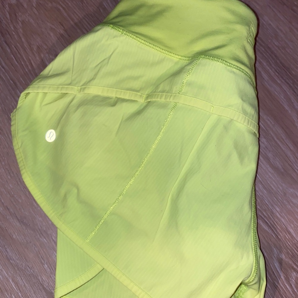 Lululemon Neon Green Shorts!